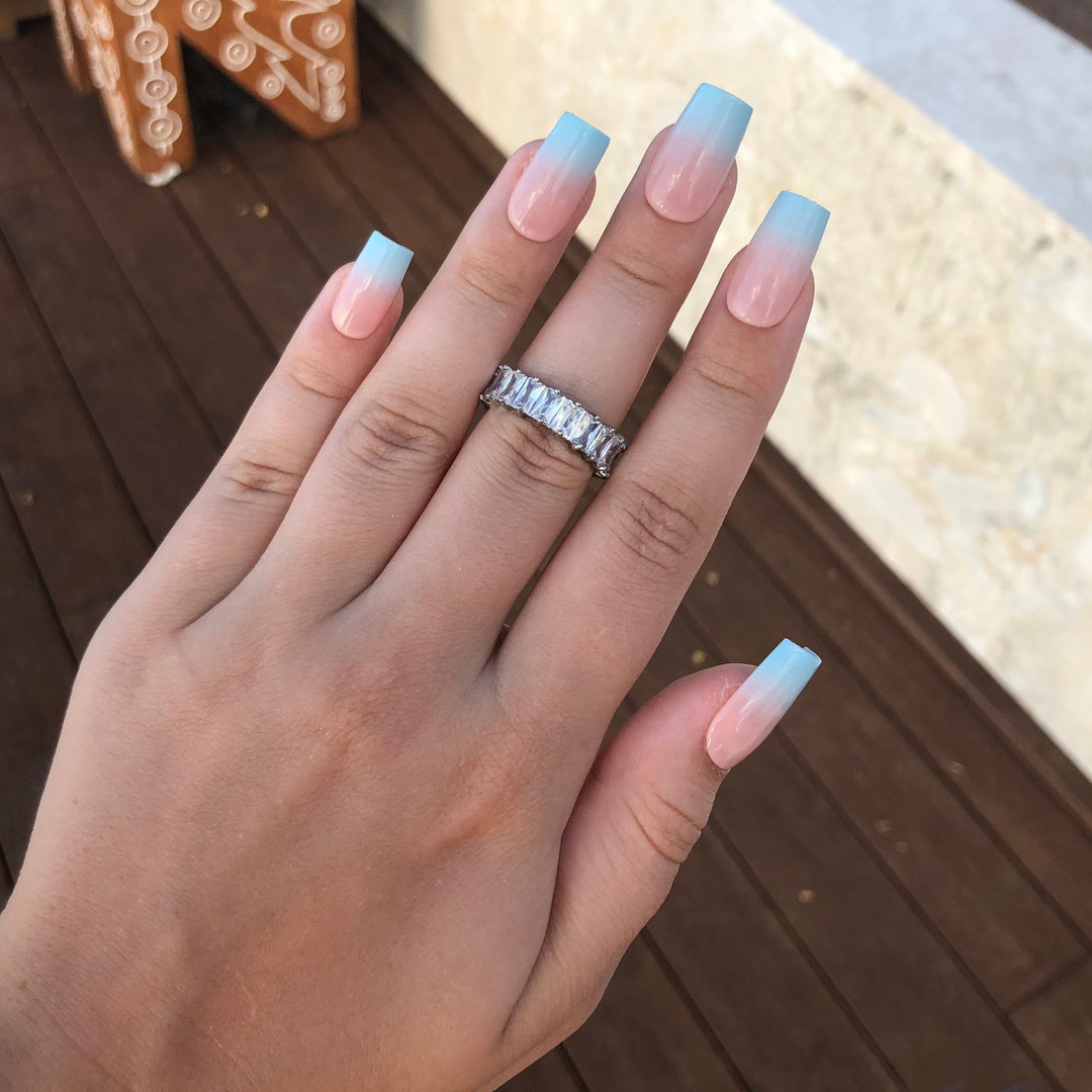 Baby Blue Ombré