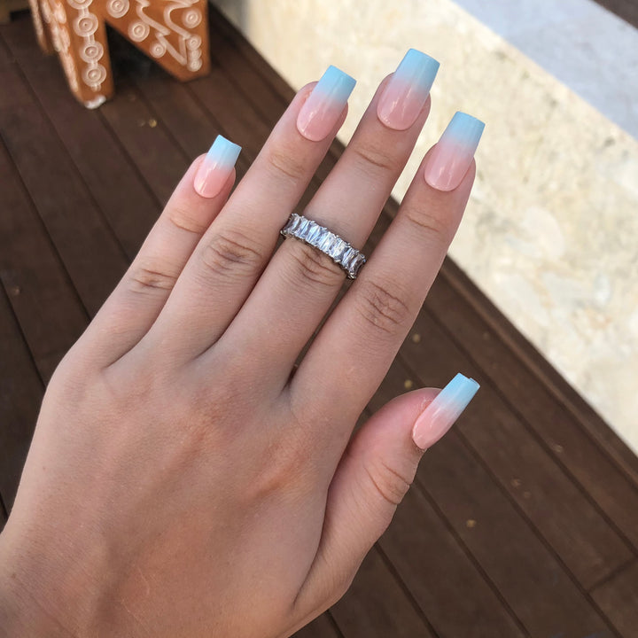 Baby Blue Ombré