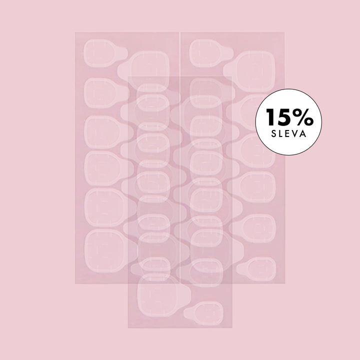 Balíček Gelových Lepících Pásků | Extra šetrné k přírodním nehtům