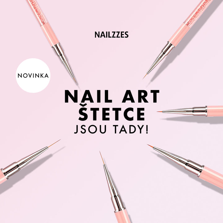 Ultra tenký LONG 12mm Štětec - Dlouhé precizní linky