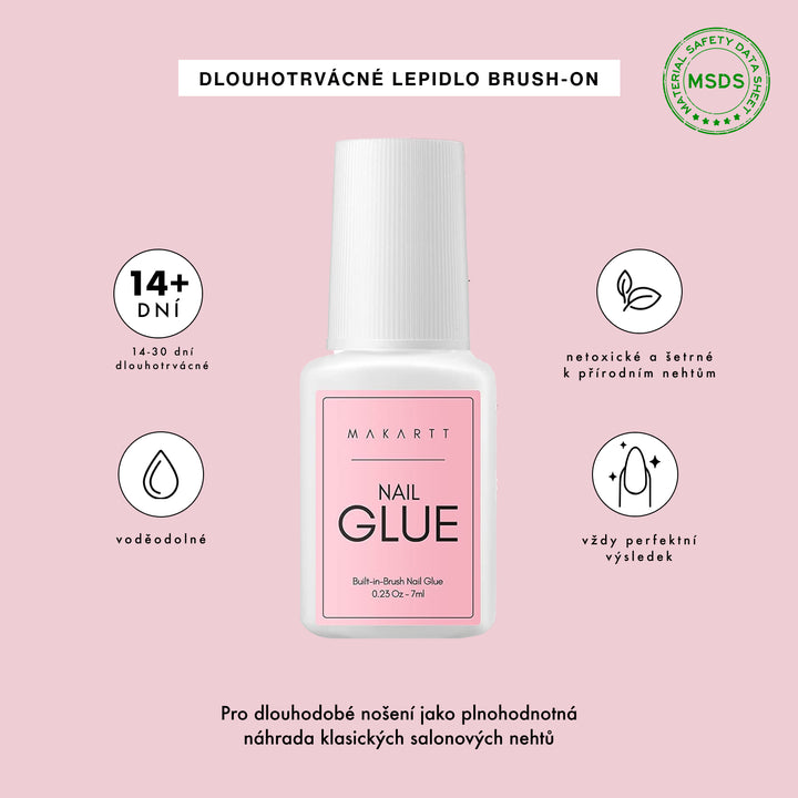 Lepidlo a Odstraňovač Lepidla na Nehty | Odolné a Jednoduché