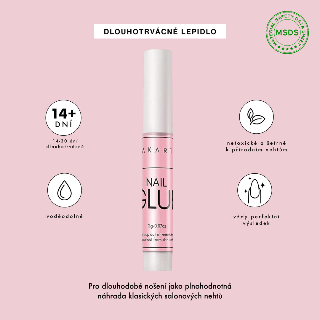 Extrémně Odolné Lepidlo na Nehty | Výdrž až 30 dní