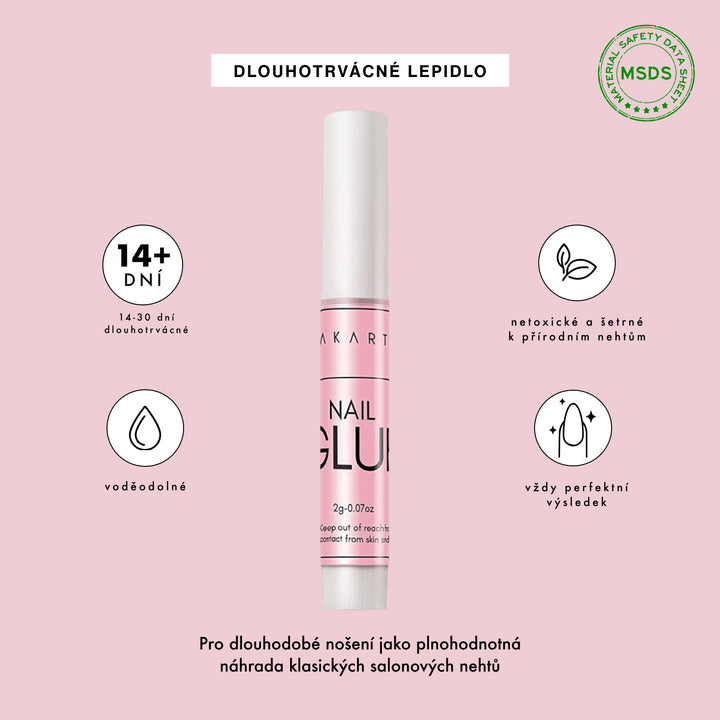 Extrémně Odolné Lepidlo na Nehty | Výdrž až 30 dní