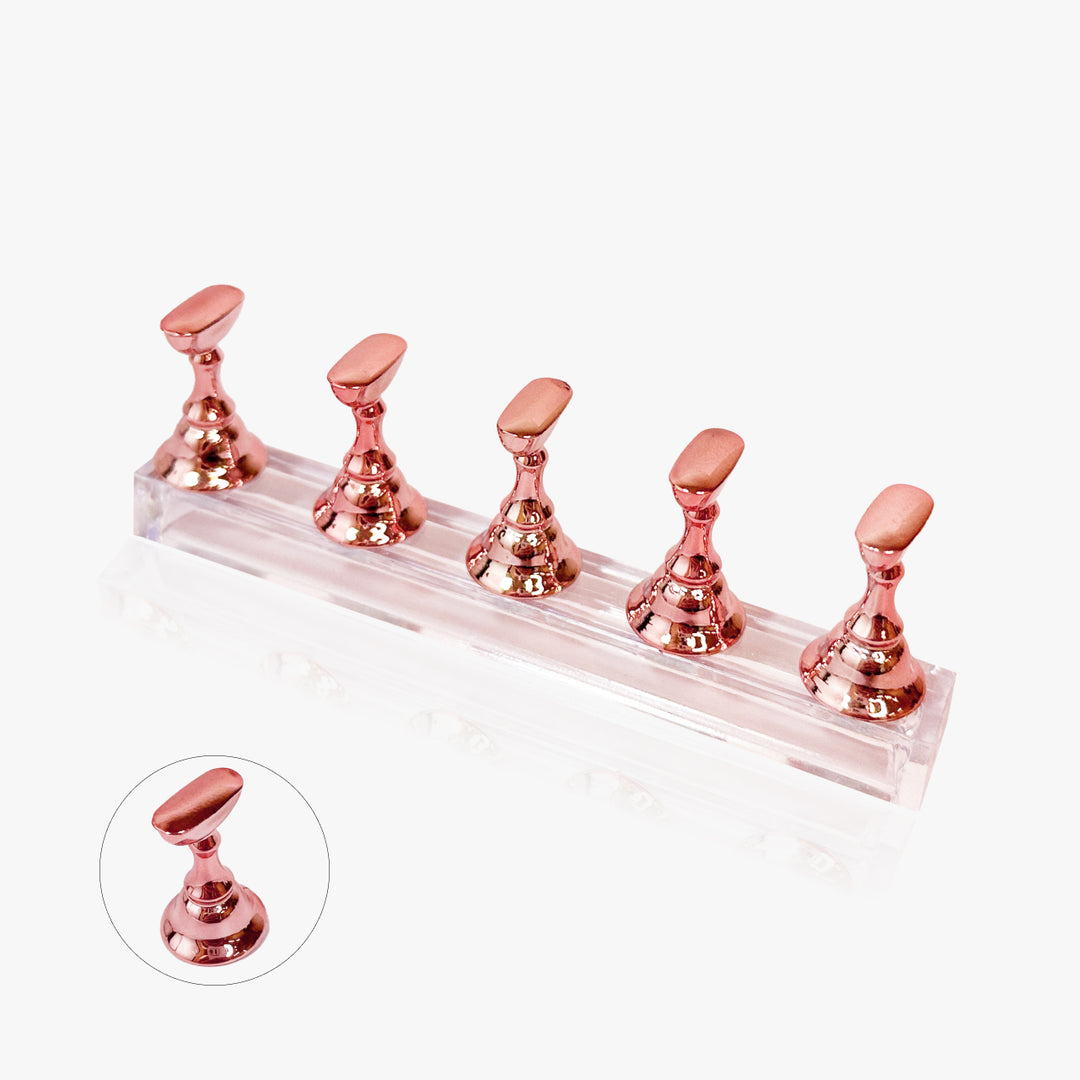Magnetické stojánky na nehty (5ks) | Rose Gold CLASSIC