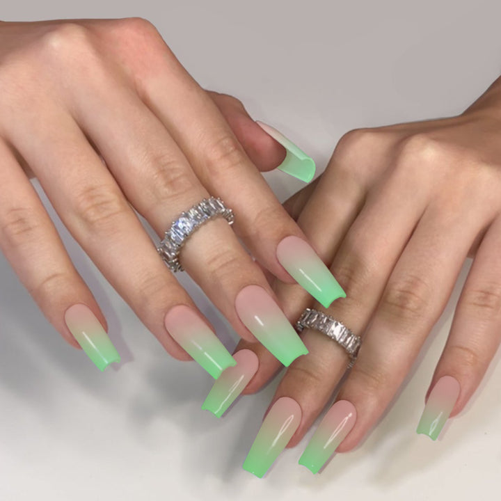 Lime Green Ombré